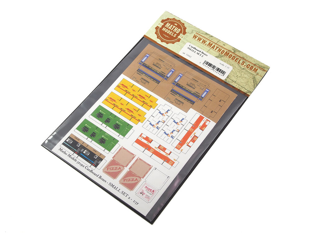 Fotografie 1/35 Cardboard Boxes - SMALL SET 2