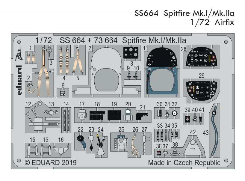 1/72 Spitfire Mk.I/Mk.IIa (AIRFIX)