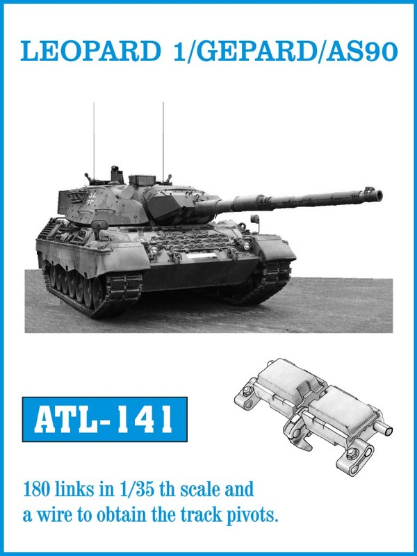 1/35 ATL-141 LEOPARD 1 / GEPARD/ AS90 - Friul Model