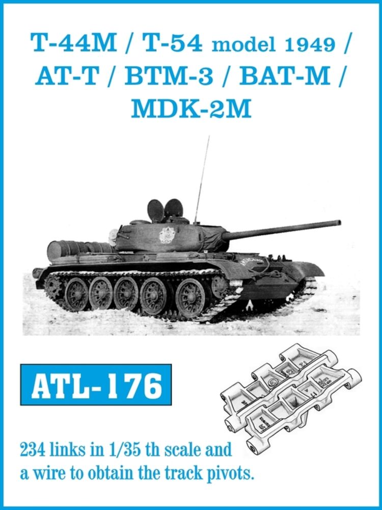 Fotografie 1/35 ATL-176 T-44M / T-54 model 1949 / AT-T / BTM-3 / BAT-M /MDK2-M - Friul Model