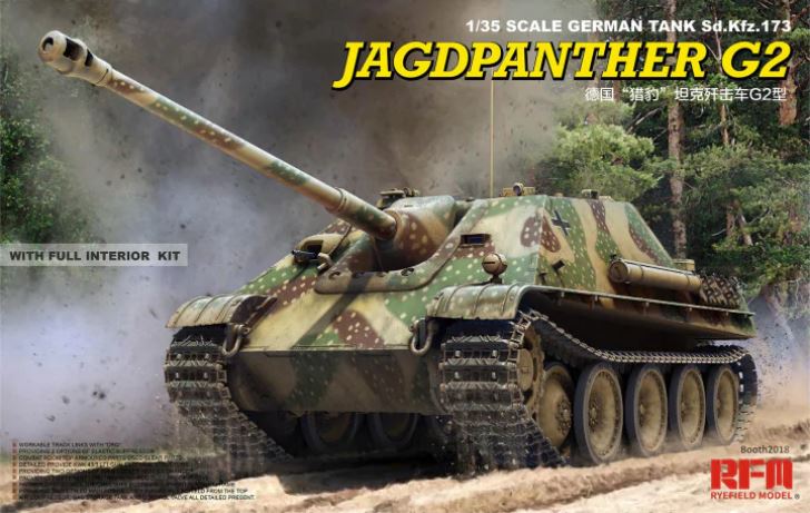 Fotografie 1/35 Jagdpanther G2 with full interior & workable track links