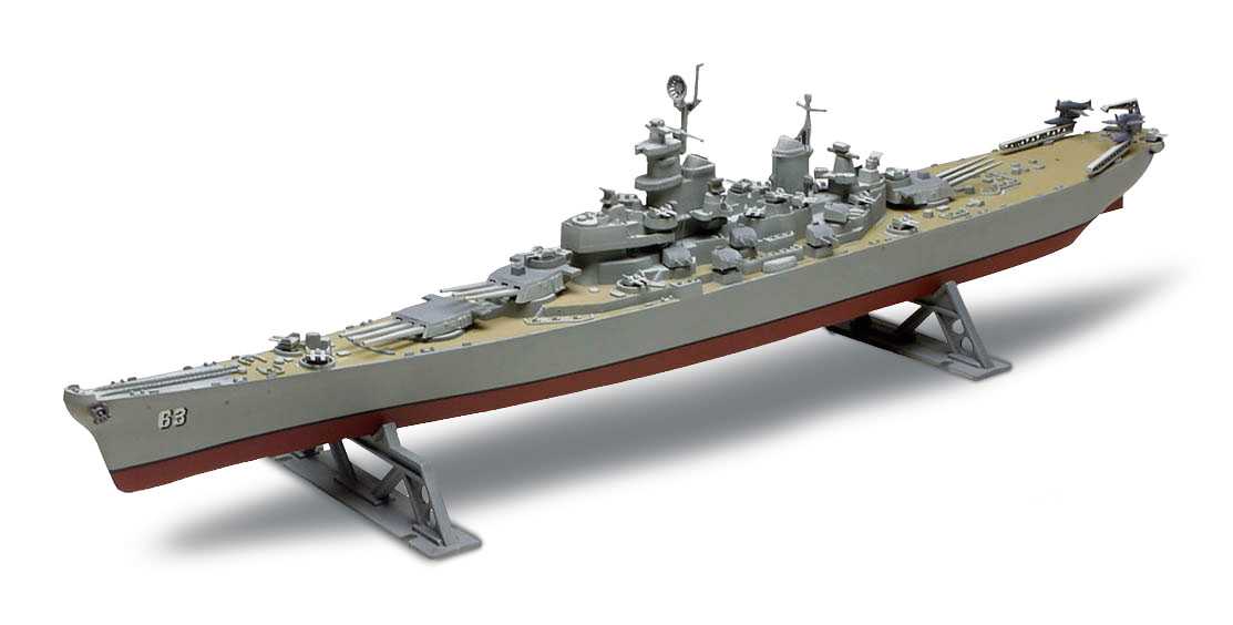 Plastic ModelKit MONOGRAM loď 0301 - USS Missouri Battleship (1:535)