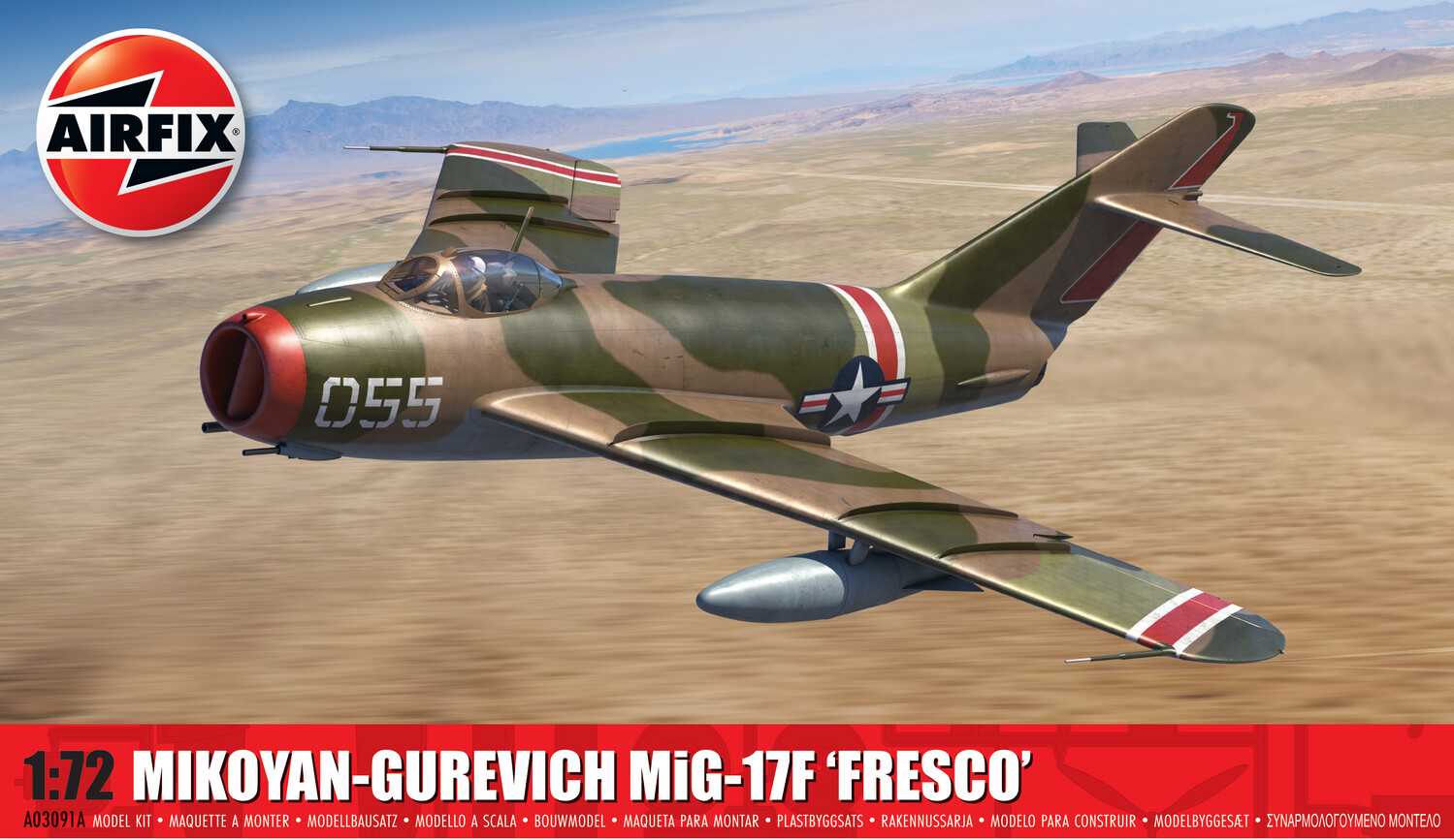 Fotografie Classic Kit letadlo A03091A - Mikoyan-Gurevich MiG-17F 'Fresco' (1:72)