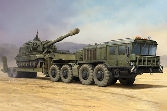 1/35 Russian KZKT-7428 Transporter with KZKT-9101 Semi-Trailer