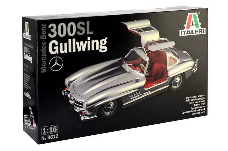 Model Kit auto 3612 - Mercedes-Benz 300 SL Gullwing (1:16)