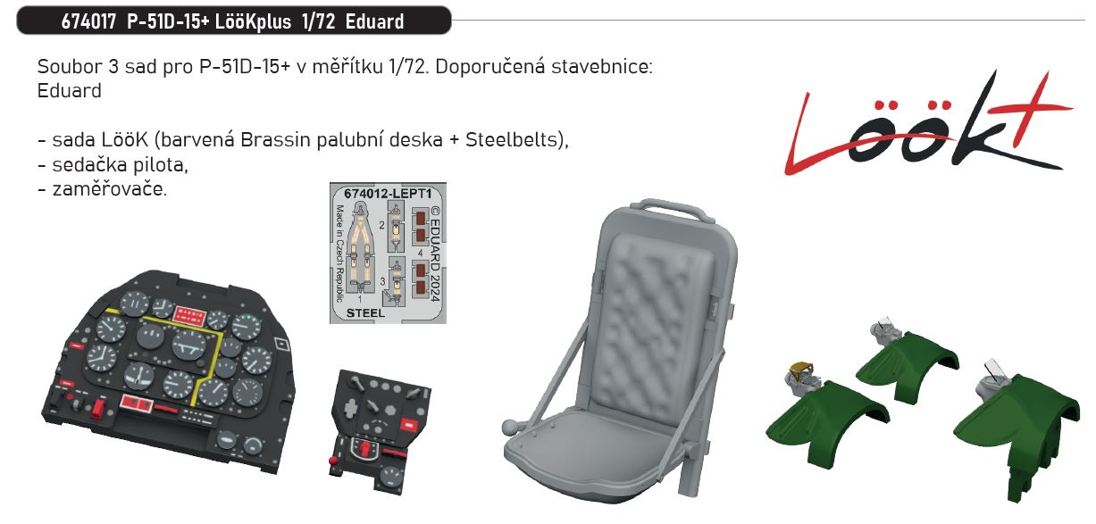 Fotografie 1/72 P-51D-15+ LööKplus (EDUARD)