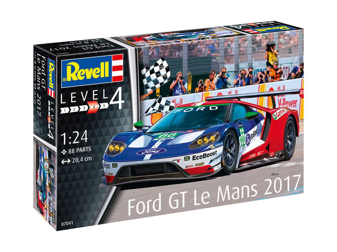 Fotografie Plastic ModelKit auto 07041 - Ford GT Le Mans 2017 (1:24)