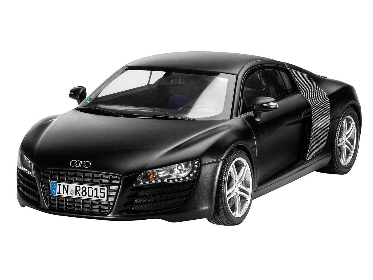 Fotografie Plastic ModelKit auto 07057 - Audi R8 black (1:24)