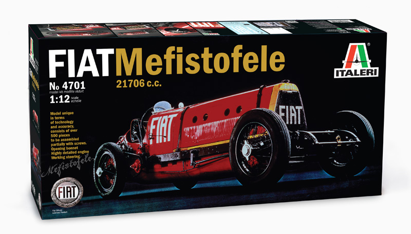 Fotografie Model Kit auto 4701 - FIAT MEFISTOFELE (1:12)