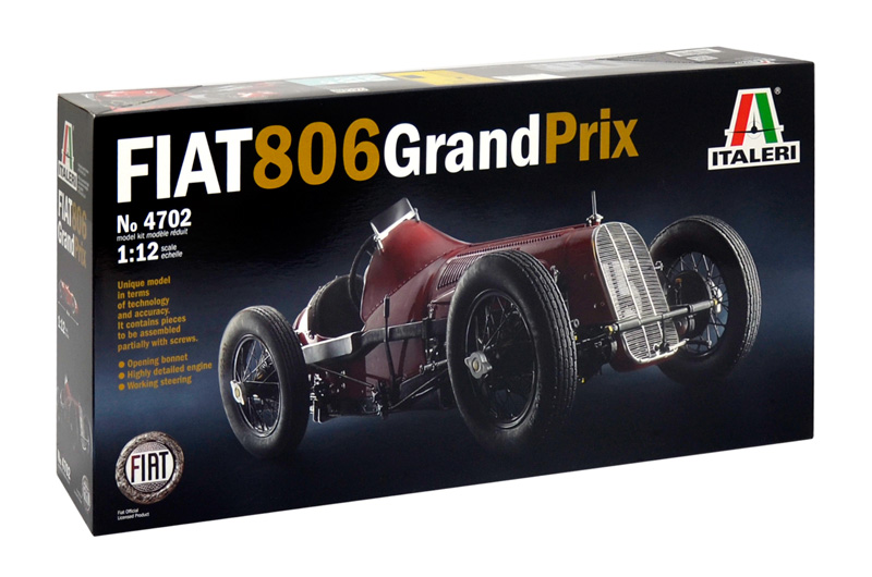 Fotografie Model Kit auto 4702 - FIAT 806 GRAND PRIX (1:12)