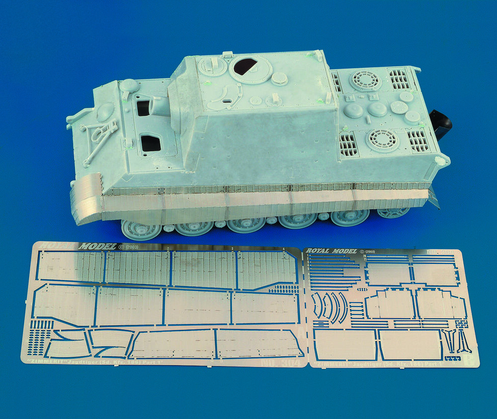 1/35 Fenders with Zimmerit-Jagdtiger (for Dragon kit)