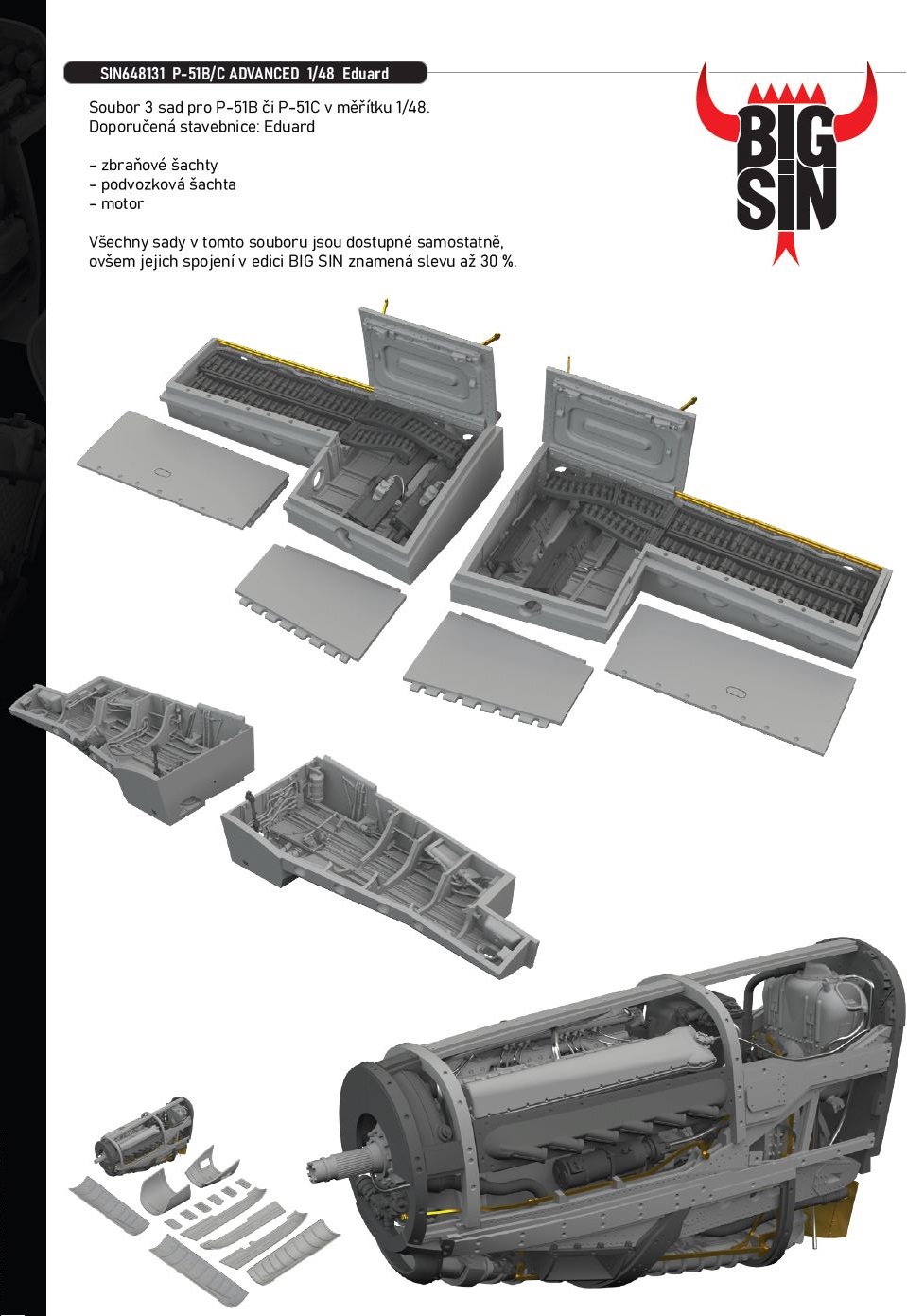 Fotografie 1/48 P-51B/C ADVANCED (EDUARD)