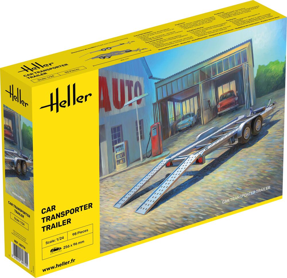 Fotografie 1/24 Car Transporter Trailer