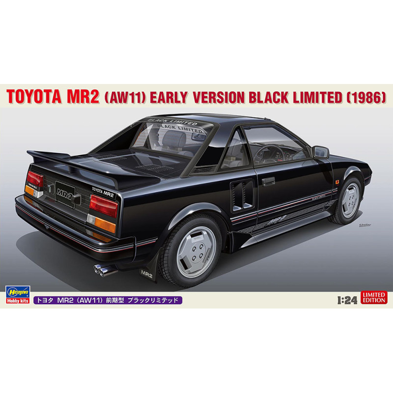 Fotografie 1/24 Toyota MR2 (AW11) Early Version Black Limited (1986)