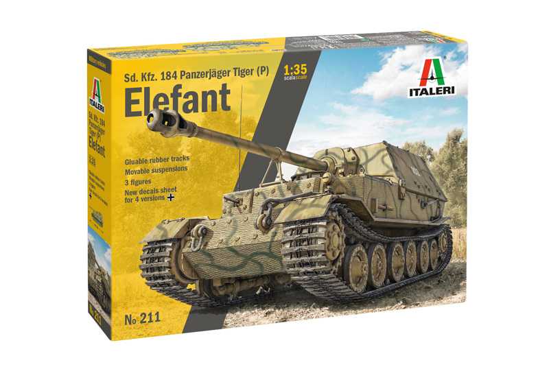 Fotografie Model Kit military 0211 - Sd.Kfz.184 PanzerJaeger Elefant (1:35)