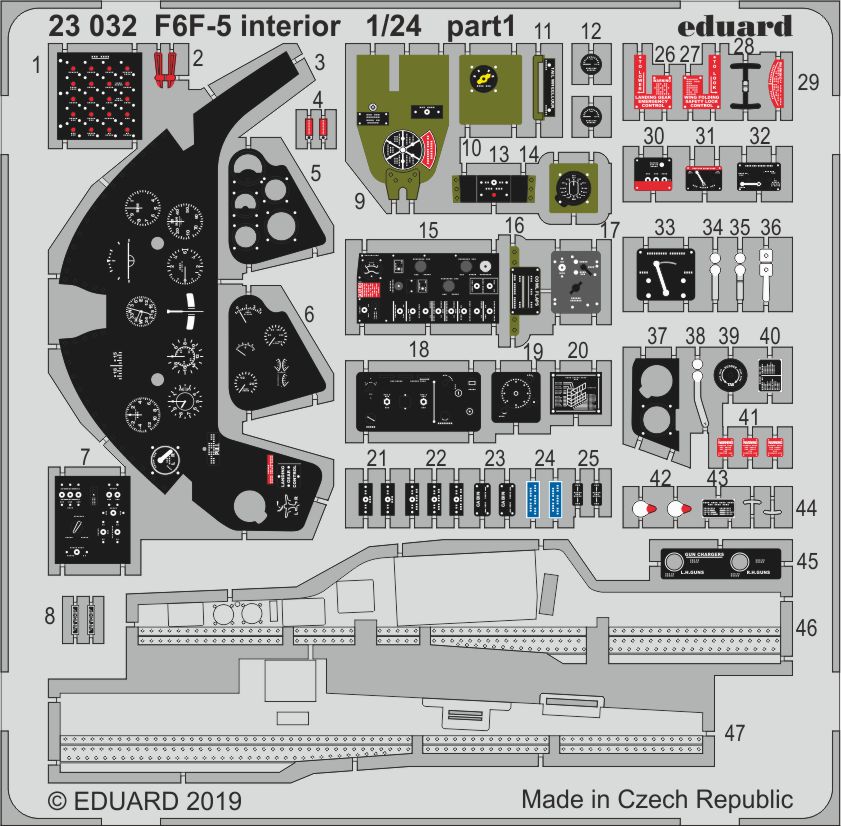 1/24 F6F-5 interior (AIRFIX)