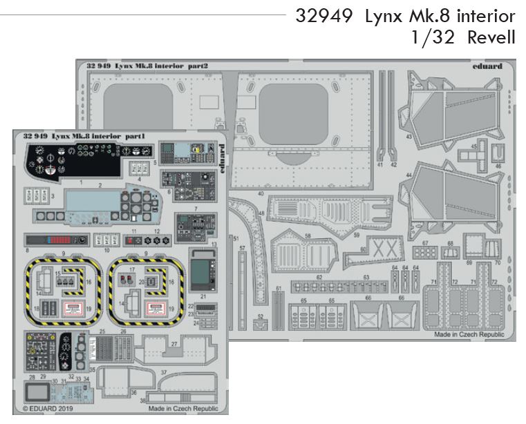 1/32 Lynx Mk.8 interior (REVELL)