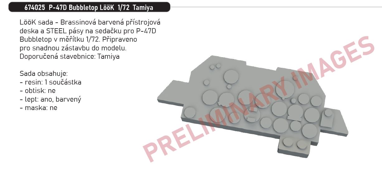 Fotografie 1/72 P-47D Bubbletop LööK (TAMIYA)