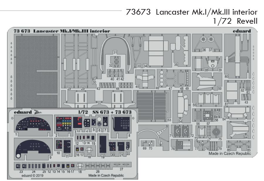 1/72 Lancaster Mk.I/Mk.III interior (REVELL)