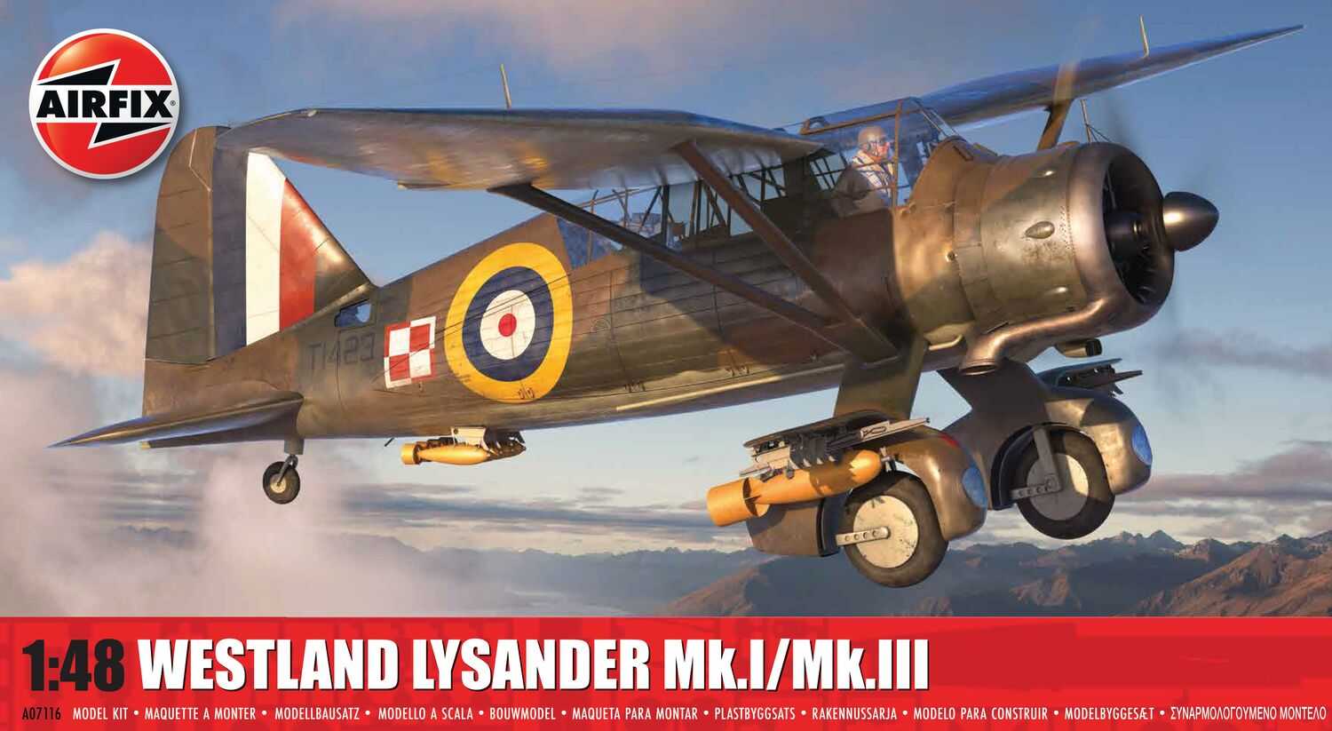 Fotografie Classic Kit letadlo A07116 - Westland Lysander Mk.I/Mk.III (1:48)