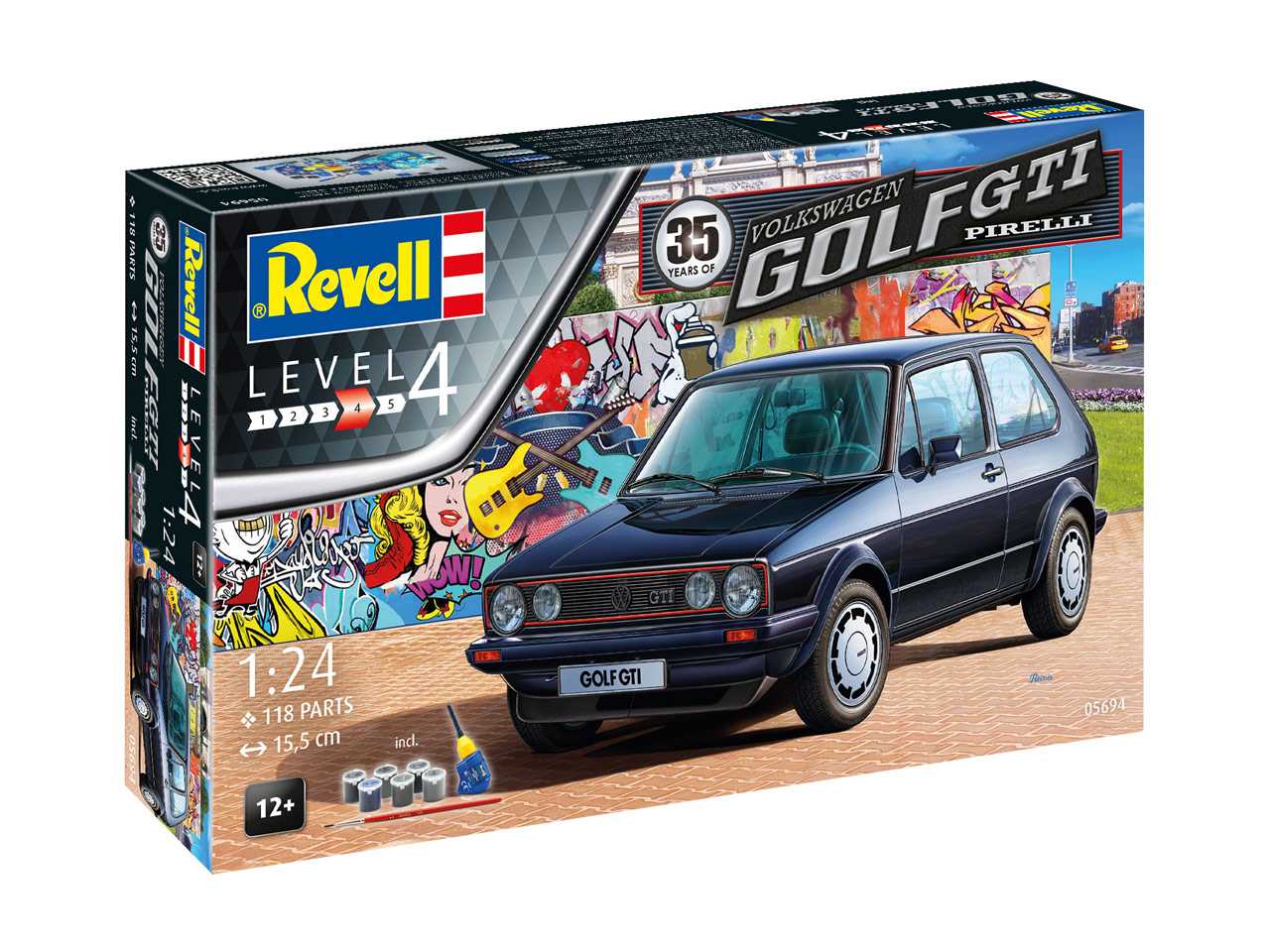 Fotografie Gift-Set auto 05694 - 35 Years VW Golf 1 GTi Pirelli (1:24)