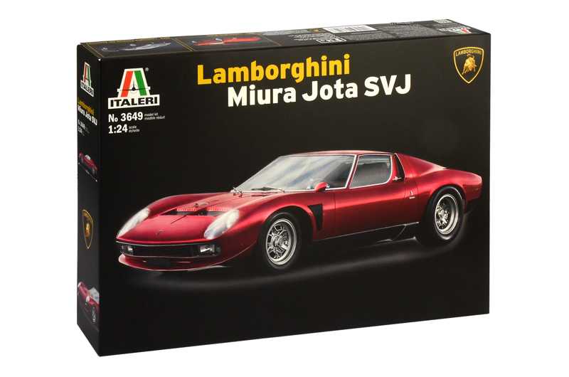 Fotografie Model Kit auto 3649 - Lamborghini Miura Jota SVJ (1:24)