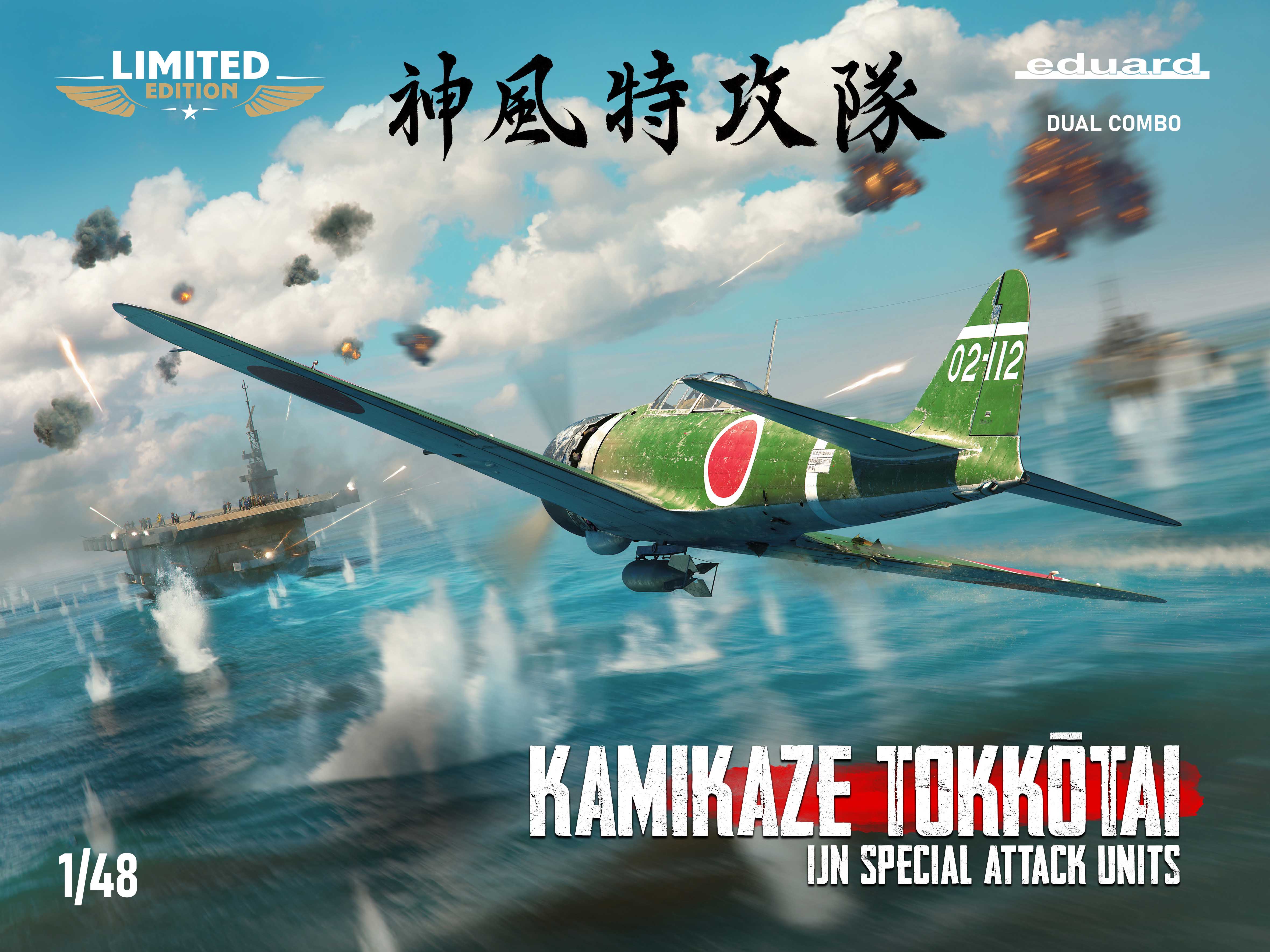 Fotografie 1/48 A6M5 Zero Model 52 & A6M2-K - KAMIKAZE TOKKÔTAI IJN Special Attack Units DUAL COMBO (Limited Edition)