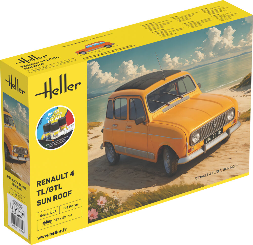 1/24 Renault 4 TL/GTL Sun Roof - Starter kit