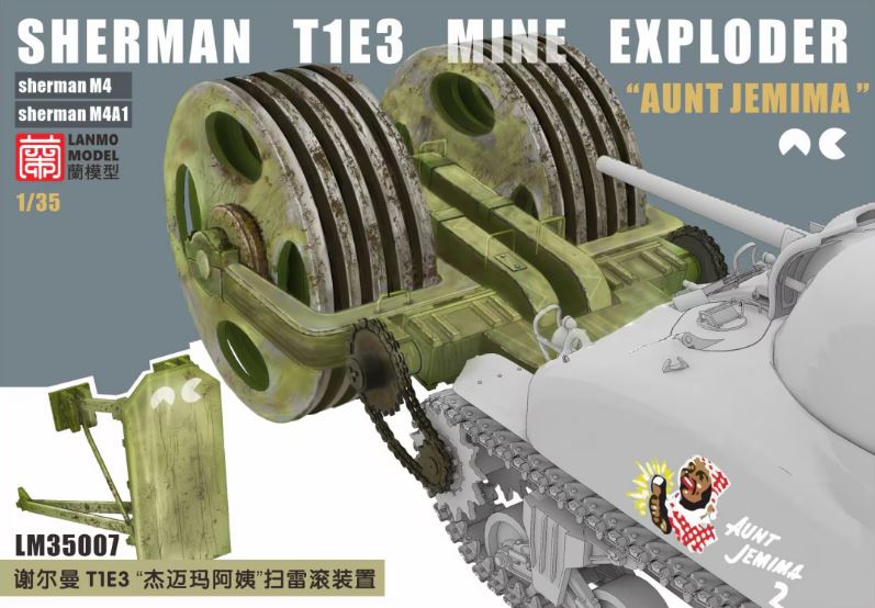 Fotografie 1/35 Sherman T1E3 Mine Exploder “Aunt Jemima”
