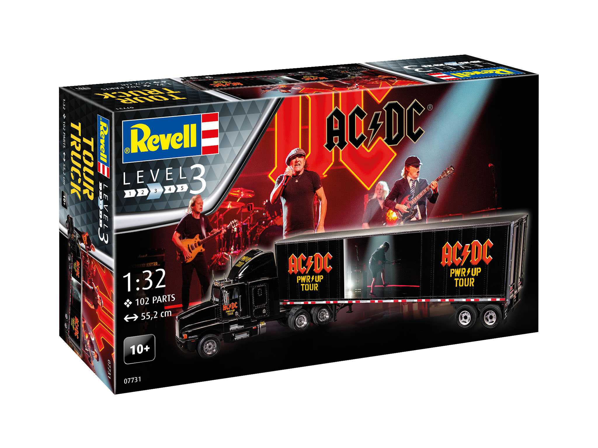 Plastic ModelKit truck 07731 - AC/DC Tour Truck "Power Up" (1:32)