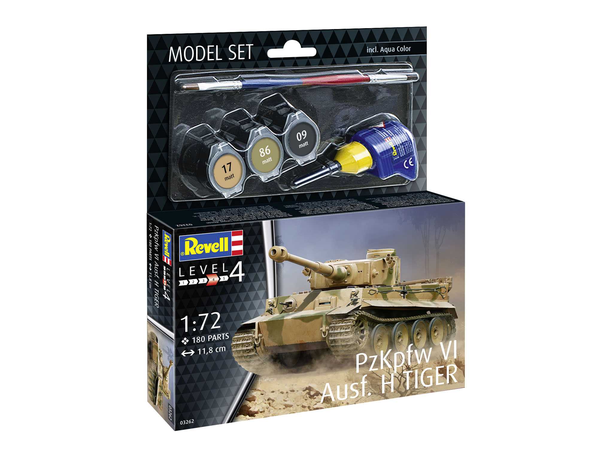 Fotografie ModelSet tank 63262 - PzKpfw VI Ausf. H Tiger (1:72)