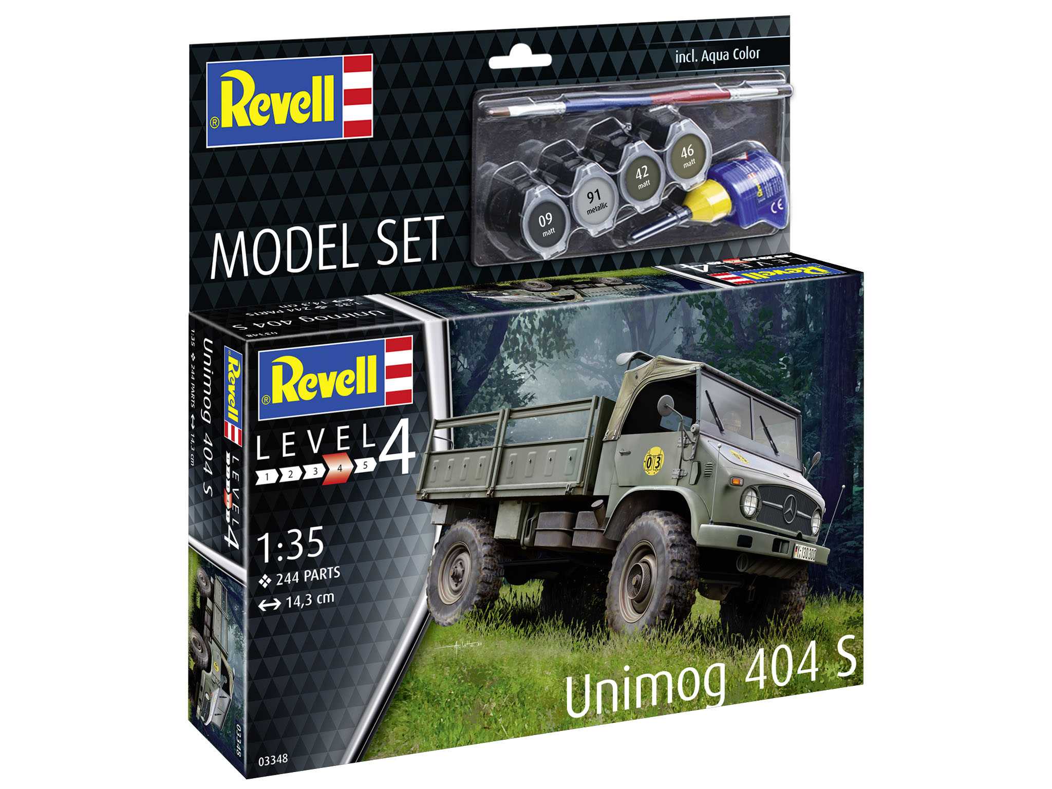 Fotografie ModelSet military 63348 - Unimog 404 S (1:35)