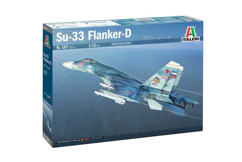 Fotografie Model Kit letadlo 0197 - SUKHOI SU-27 D "SEA FLANKER" (1:72)