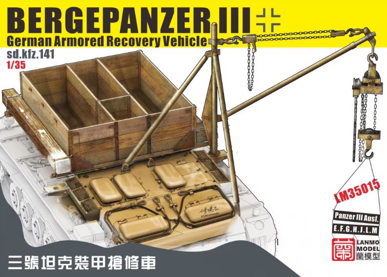 Fotografie 1/35 Bergepanzer III Conversion set