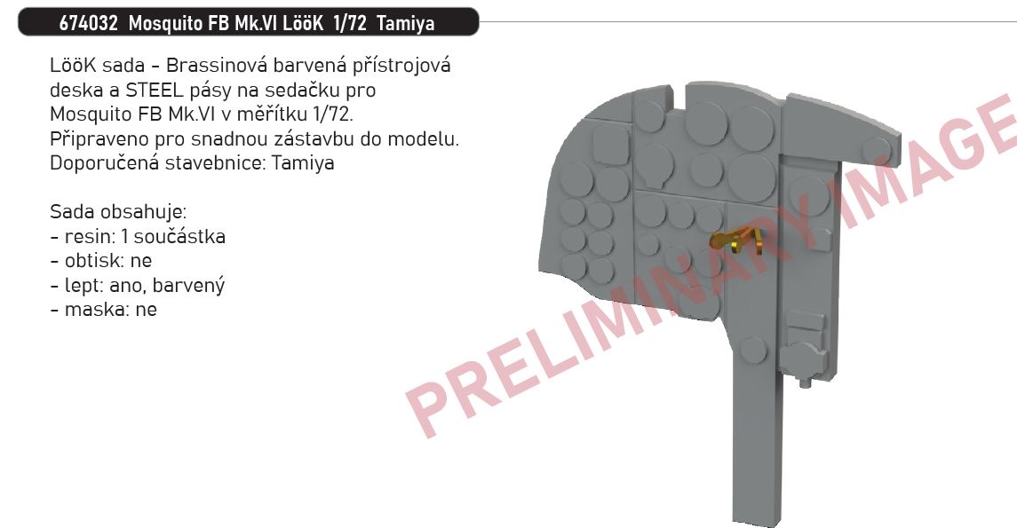 Fotografie 1/72 Mosquito FB Mk.VI LööK (TAMIYA)