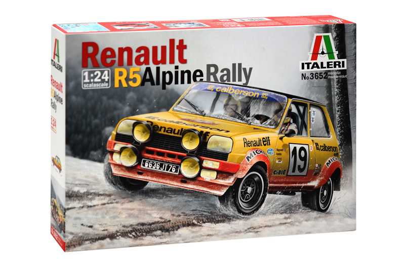 Model Kit auto 3652 - RENAULT R5 ALPINE RALLY (1:24)