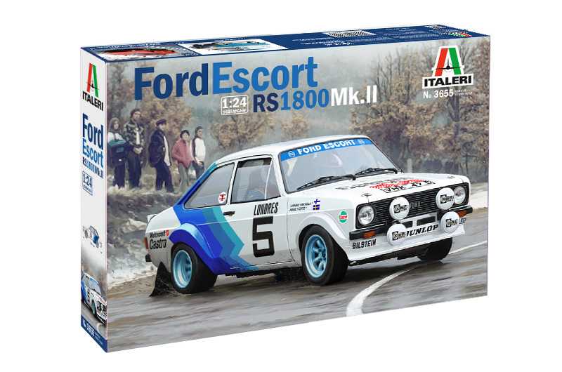 Fotografie Model Kit auto 3655 - FORD ESCORT RS1800 Mk. II (1:24)