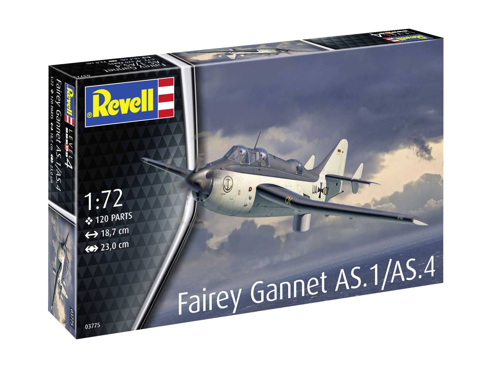 Fotografie Plastic ModelKit letadlo 03775 - Fairey Gannet AS.1/AS.4 (1:72)