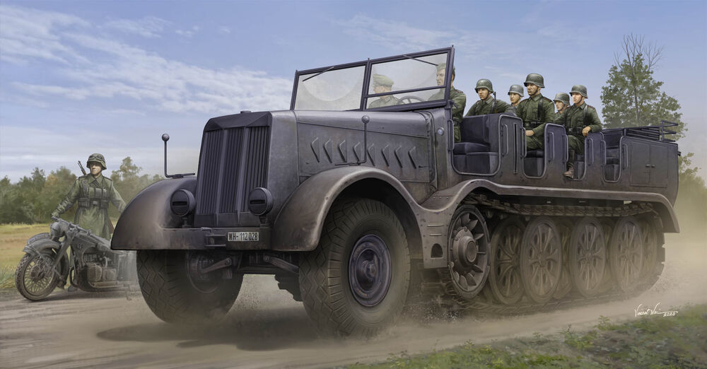 Fotografie 1/35 Schwerer Zugkraftwagen 18 t Sd.Kfz.9 Artillery Version