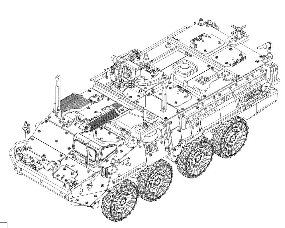 Fotografie 1/72 M1130 Stryker Command Vehicle