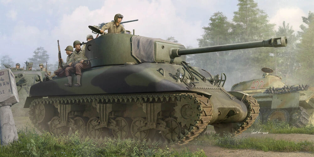 Fotografie 1/16 M4A1(76)W Medium Tank
