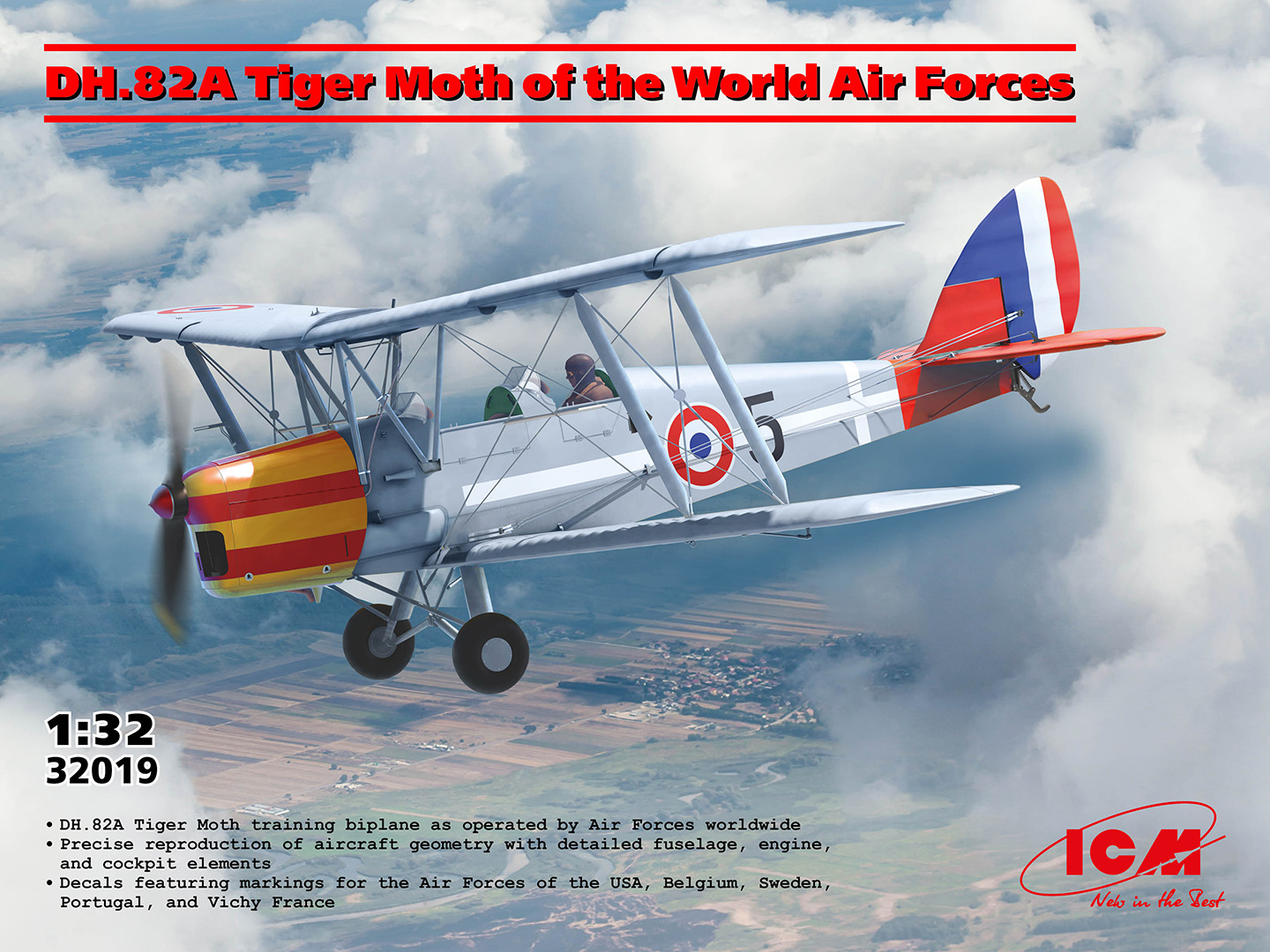 Fotografie 1/32 DH.82A Tiger Moth of the World Air Forces