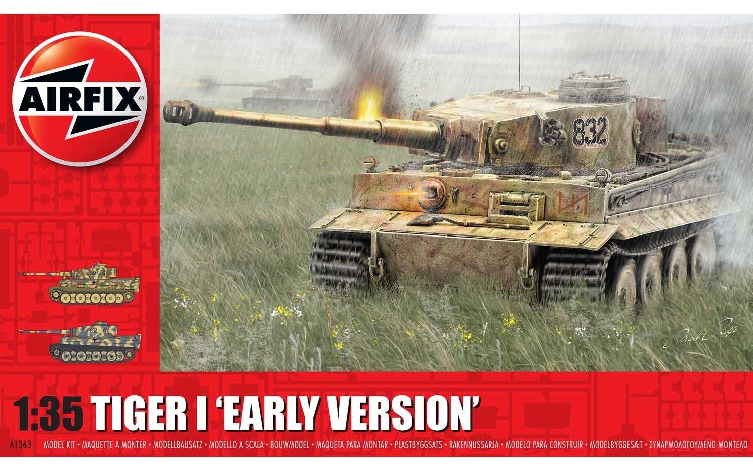 Classic Kit tank A1363 - Tiger-1, Early Version (1:35)