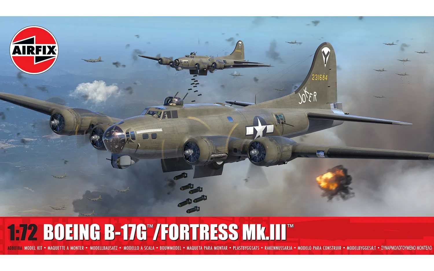 Fotografie Classic Kit letadlo A08018A - Boeing B-17G / Fortress Mk.III (1:72)