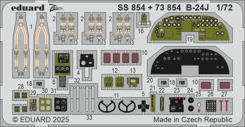 Fotografie 1/72 B-24J (HASEGAWA)