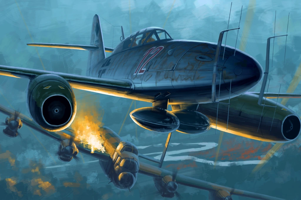 Fotografie 1/48 Me 262 B-1a/U1