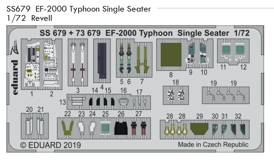 1/72 EF-2000 Typhoon Single Seater (REVELL)