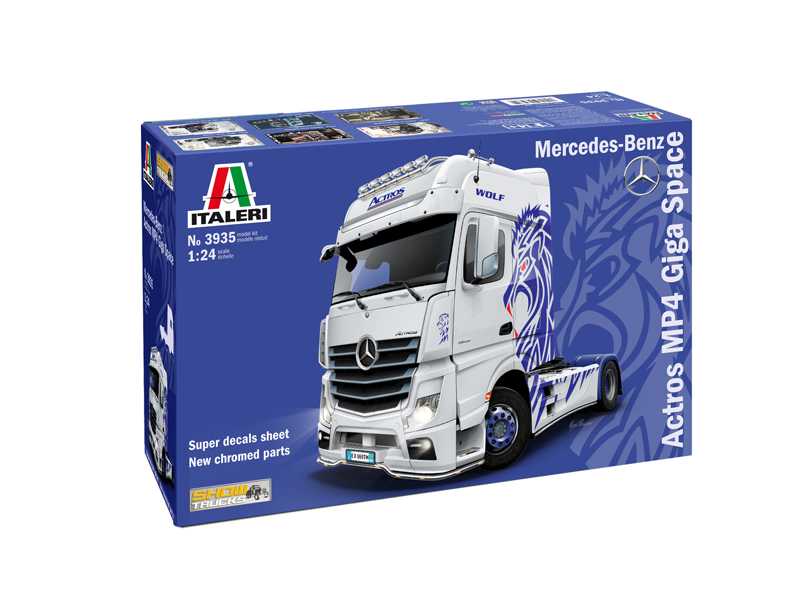 Model Kit truck 3935 - Mercedes-Benz ACTROS MP4 Giga Space (1:24)