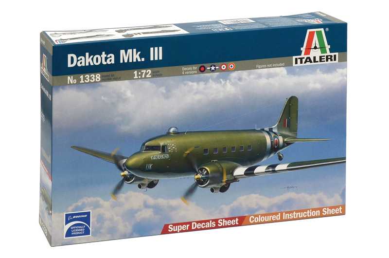 Fotografie Model Kit letadlo 1338 - DAKOTA Mk.III (1:72)