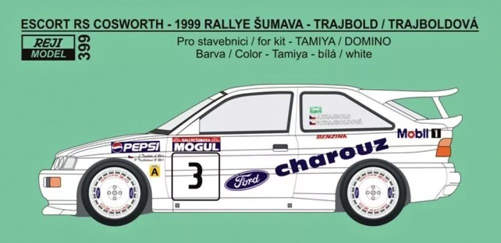 1/24 Ford Escort RS Cosworth 1999 (Trajbold)